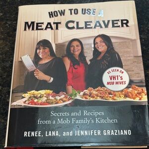 GUC How to Use a Meat Cleaver Cookbook by Mob Wives Graziano Sisters